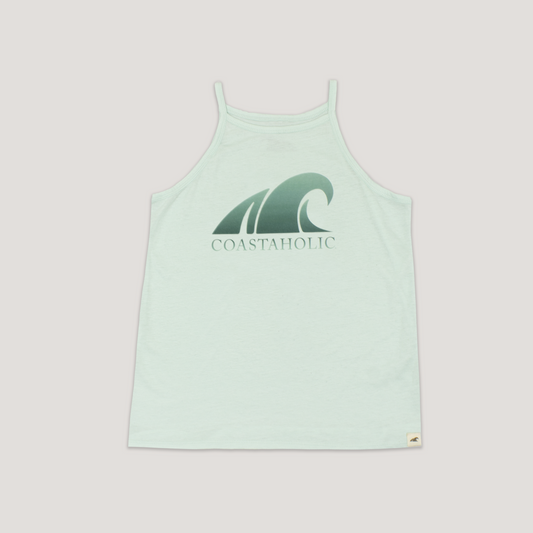 Ombre Wave High Neck Tank